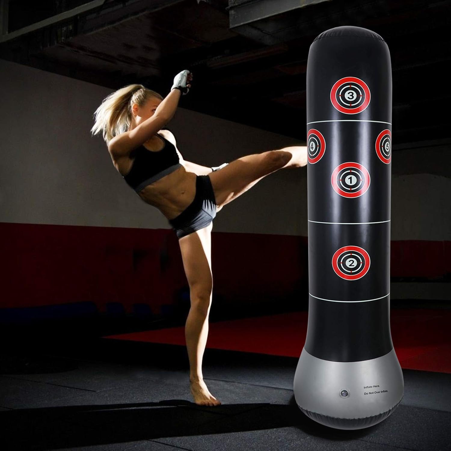 VAIPI Freestanding Punching Bag, Muay Thai VAIPI Tumbler Decompression Punching Sandbag , Relaxing Kickboxing Bag for Adults and Children (Regular) : Sports & Outdoors