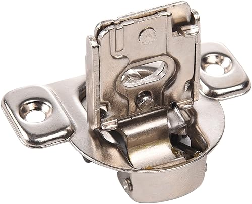 Miniatura 5 de East West Hardware Bisagras superpuestas para puerta de gabinete de cierre suave de 58 pulgadas, compactas de cierre suave (paquete de 1)