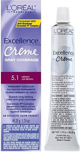 Crema permanente color pelo para grises resistentes