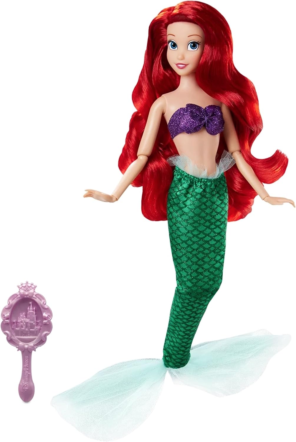 Disney Parks Exclusive - 12 Inch Doll with Brush - Ariel, Multi-colored, 12 inches