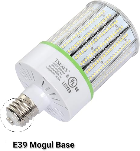Miniatura 5 de Paquete de 2 bombillas LED de maíz de 100 W con certificación UL, 14000lm 6000K luz blanca, base Mogul E39, halógeno metálico de repuesto LED HID