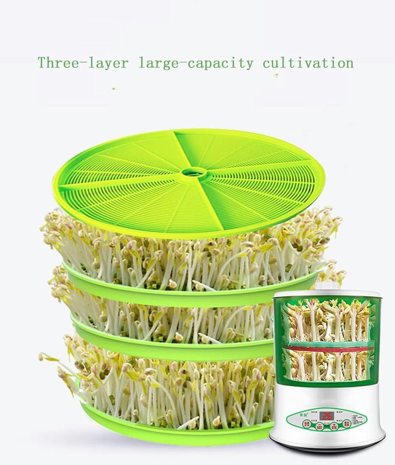 Germination Machine, Seed Bean Sprout Machine Household Multifunctional Germination Kit Intelligent Seed Germination and Cultivation-1/