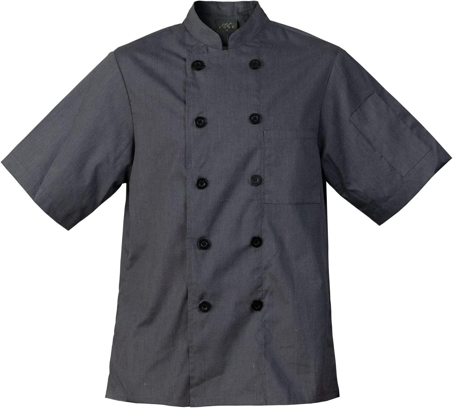 Chef Code Cool Breeze Chef Coat with Long-Sleeves and Mesh Vent Inlay