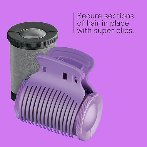 Miniatura 4 de Conair rulos calientes de cerámica jumbo y súper jumbo, superclips incluidos (exclusivo de Amazon)