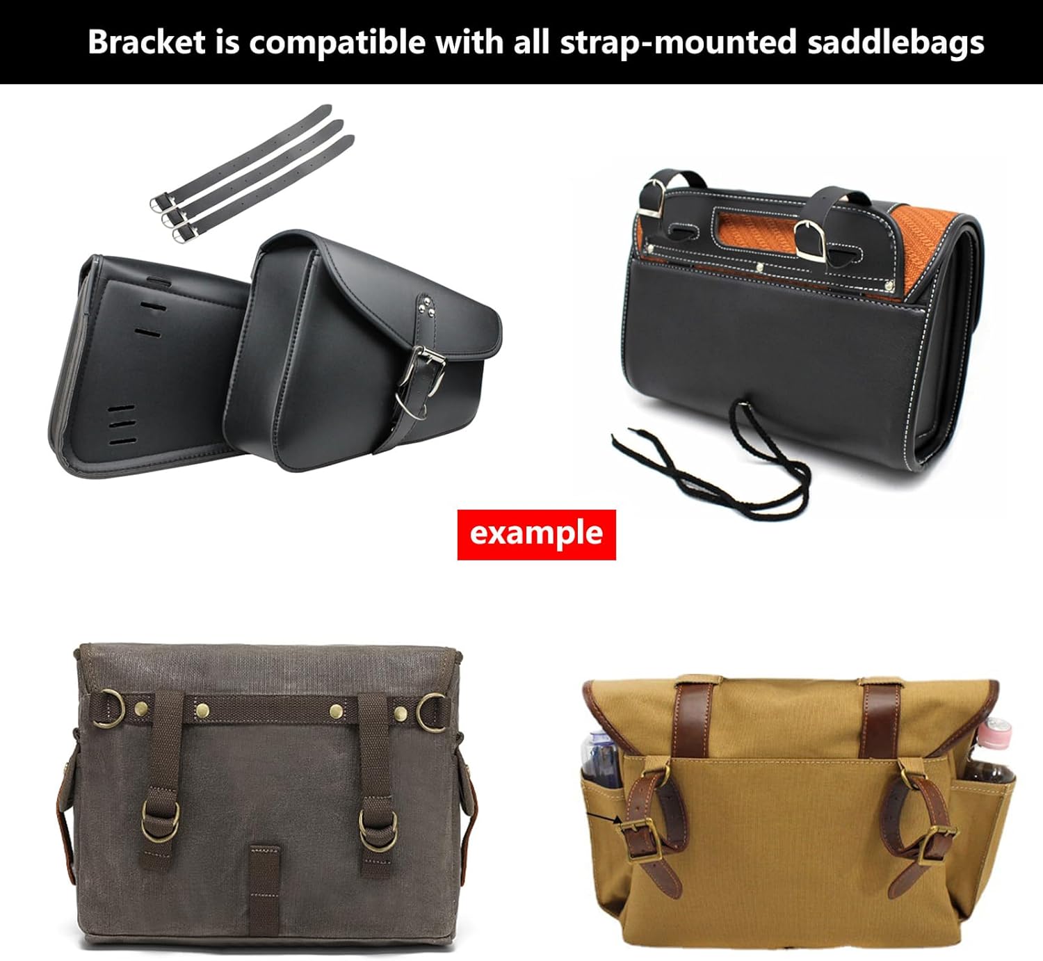 Motorcycle Saddlebag Support Brackets Side Mount Support Bar for Harley Nightster 975 Special 2022 2023 2024 2025 Storage Bag Bracket Holder Accessories