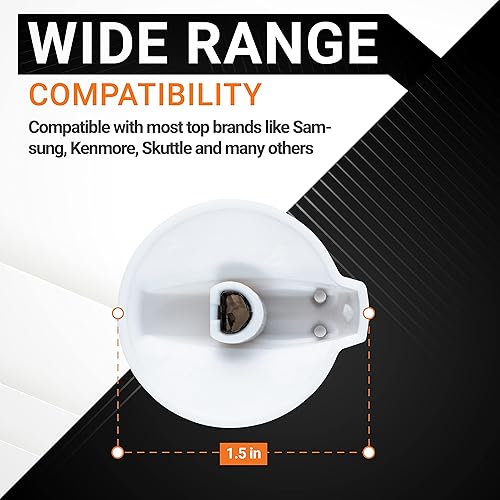 Miniatura 2 de Pomo selector de secadora ultra duradero BlueStars 134844410, compatible con secadora Frigidaire Westinghouse - Reemplaza a AP4339026, 1460965,