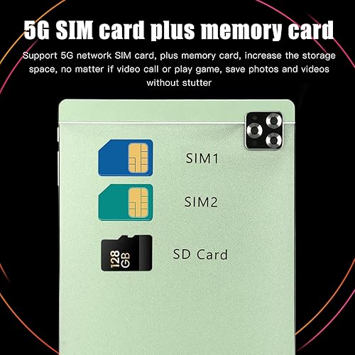 Miniatura 8 de Luqeeg Tableta de 10.1 pulgadas, tableta Android 11 Full HD (1080 * 1920), CPU de 10 núcleos, 4 GB RAM+64 GB ROM, cámara de 8 MP+13 MP, batería de