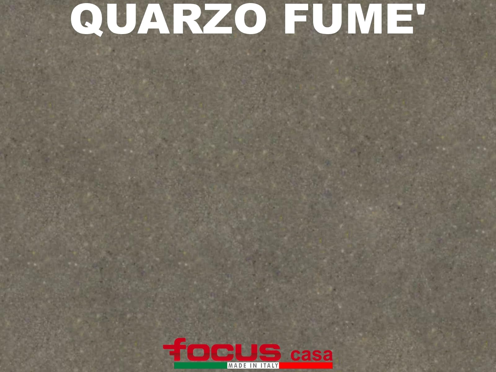 Lavello cucina Ettore Mix tortora quarzo fumè 1 vasca/vascone 79 x 50 cm Made in Italy