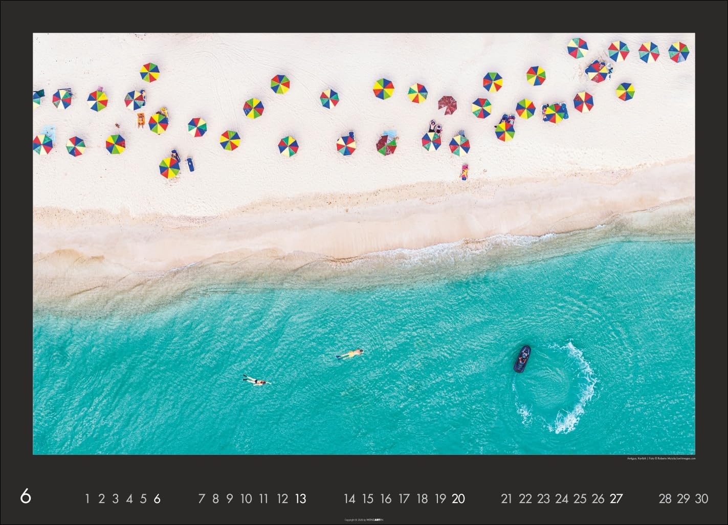 Die Erde von oben - Kalender 2027 - Weingarten-Verlag - Fotokalender - Wandkalender mit fantastischen Luftbildern - 68 cm x 49 cm