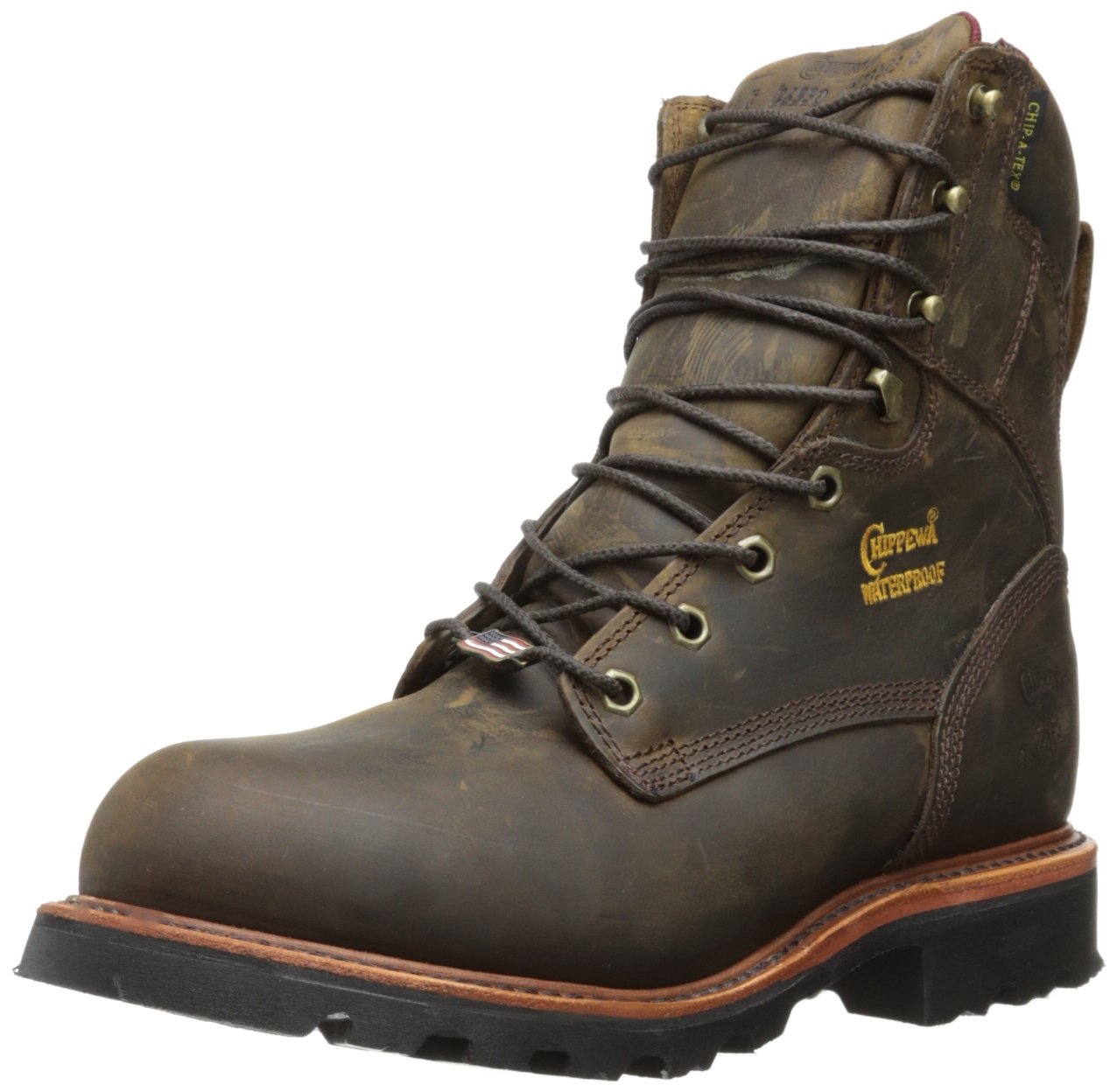 Chippewa Men 8 Waterproof Insulated Steel Toe EH Boot