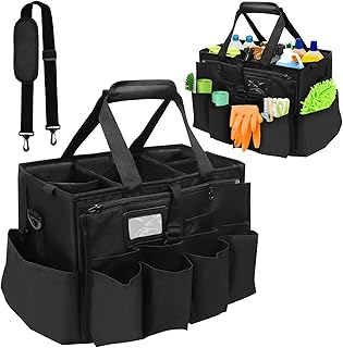 Organizador Portátil com Compartimentos para Produtos de Limpeza
