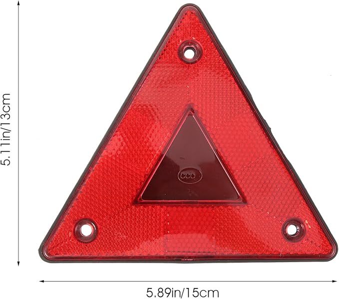 Triángulos Reflectantes de Seguridad para Auto 6 pcs miniatura 3