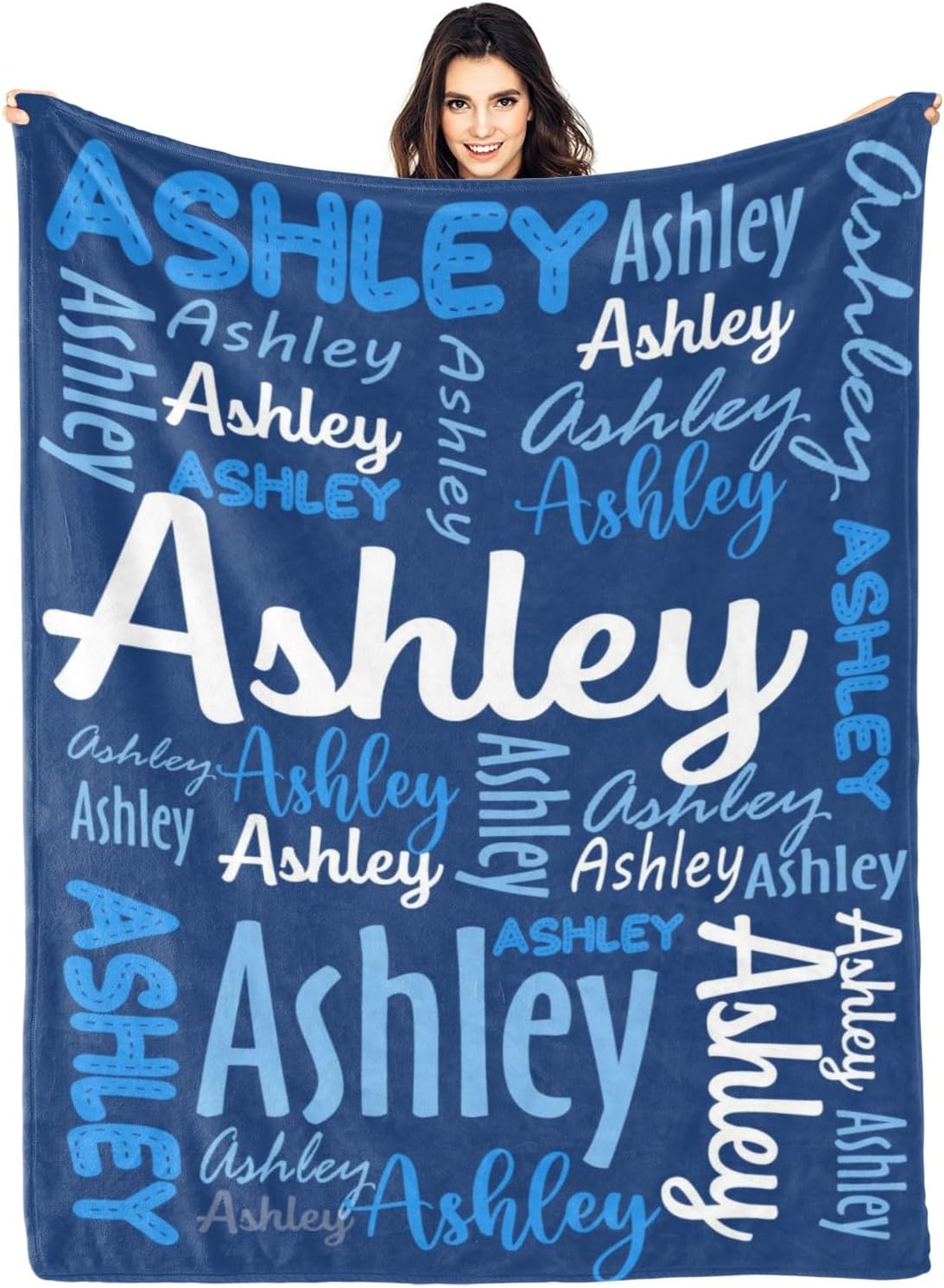 Dr.TOUGH Personalized Blanket for Kids Baby Adults Custom