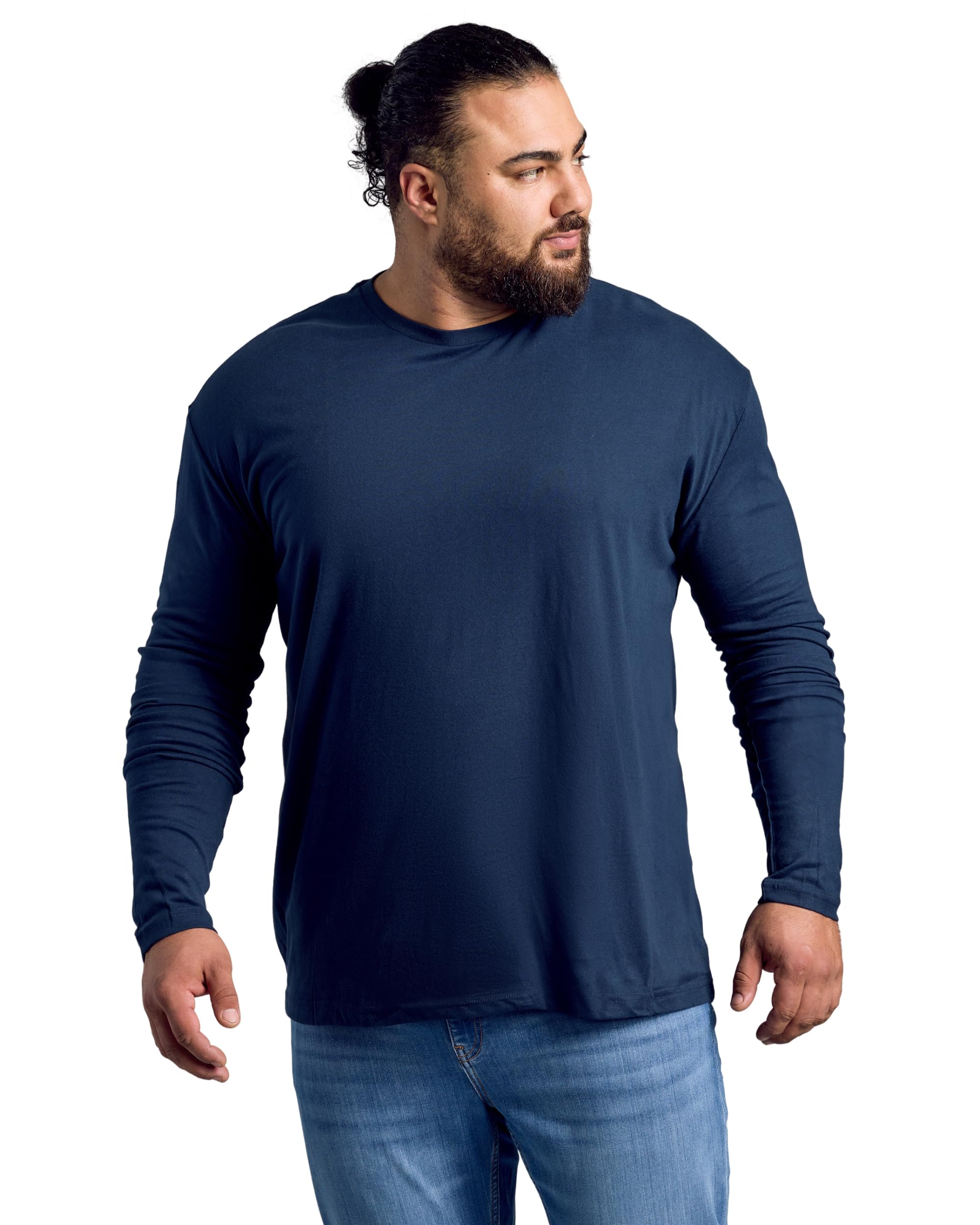 True Classic Long Sleeve Shirts for Men - Mens Long Sleeve Tee-Shirts, Henley Shirts for Men or Waffle-Knit Thermal T-Shirts