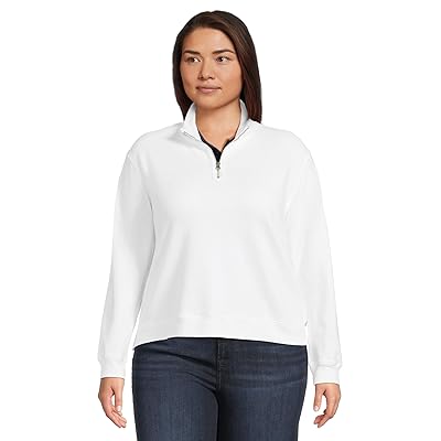 Mod o doc 1/2 Zip Funnel Long Sleeve Sweatshirt Women