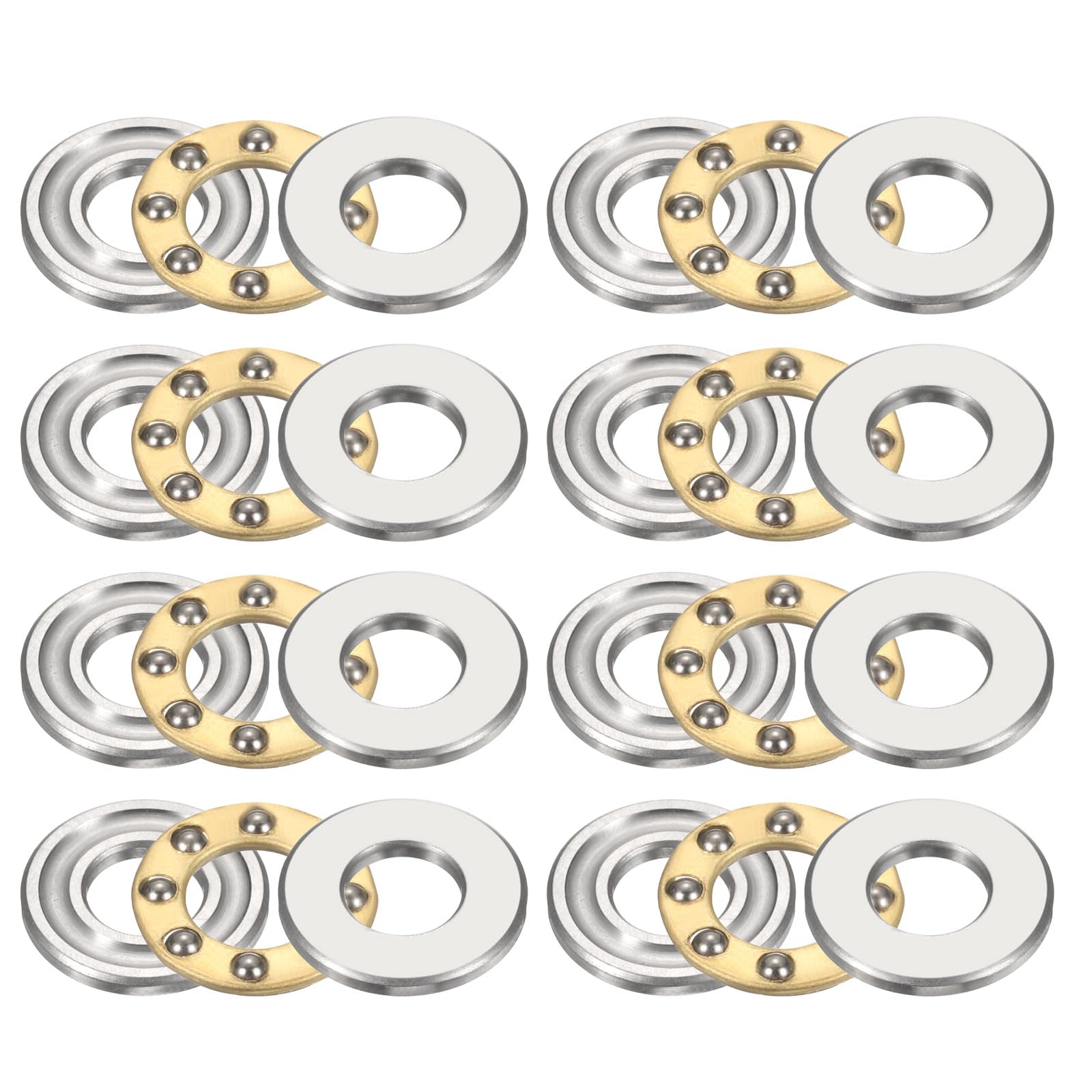 Miniature Thrust Ball Bearings - Chrome Steel, 8mm -27