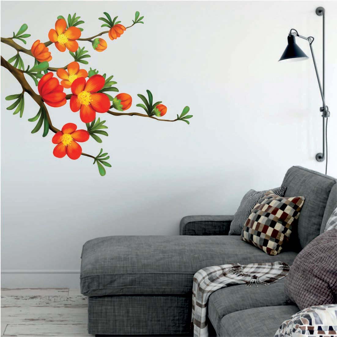 Artway India Vinyl Botanical Wall,Fridge Sticker 60x60x1 cm, Multicolour (B07RHG6FV5) Amazon Price History, Amazon Price Tracker