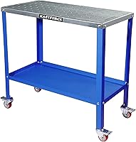KASTFORCE KF3002 Rust-Free 36x18 Welding Table - 1200 lbs Capacity, 1600°F Heat-Resistant, 5/8" Holes, 10Ga Top