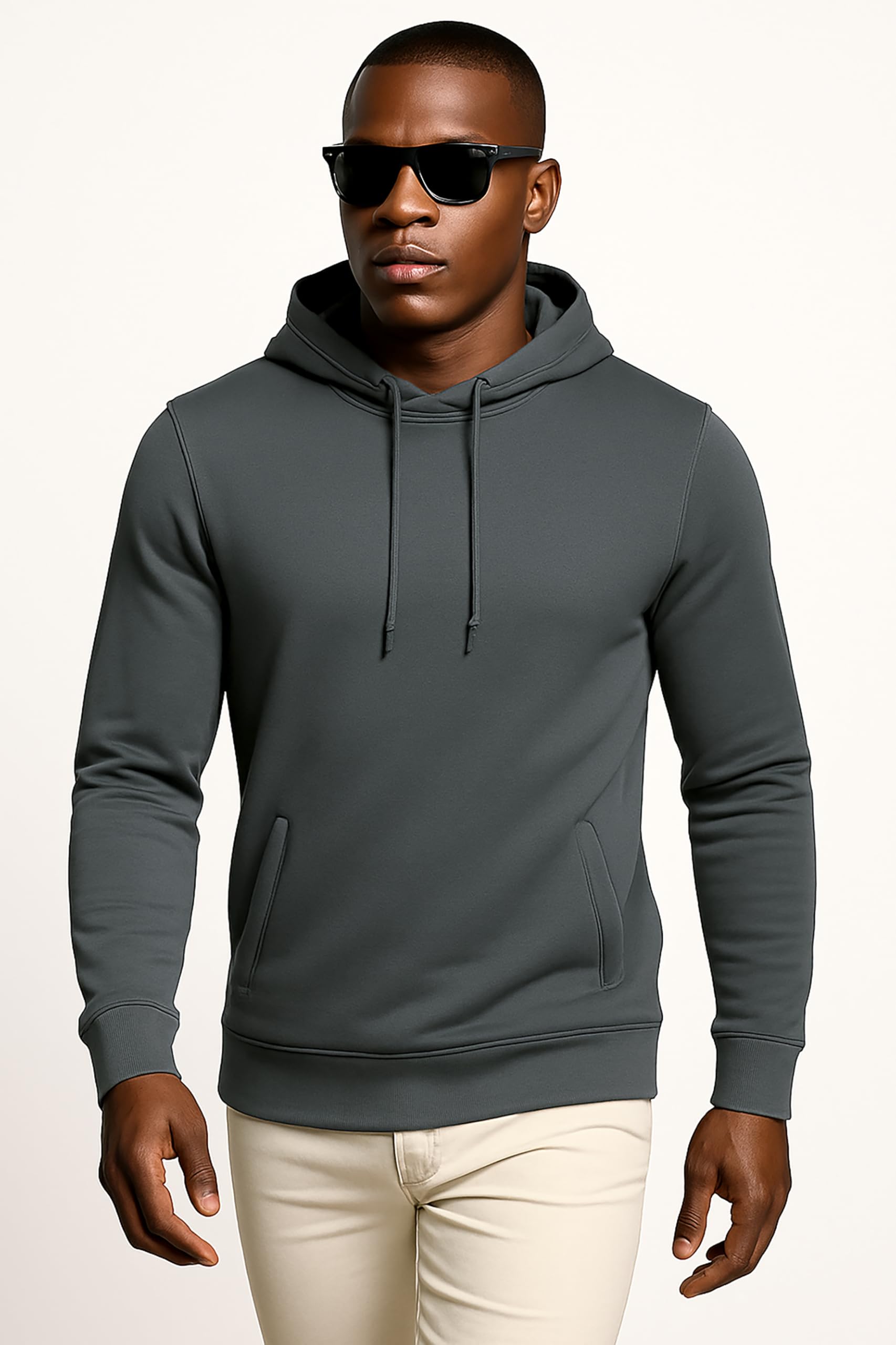 Leif Nelson Maglione con Cappuccio Uomo Felpa a Maglia LN-5450