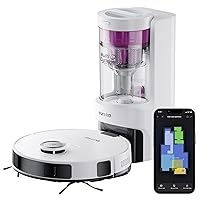 EUREKA NERE10s Robot Aspirapolvere Lavapavimenti con Stazione