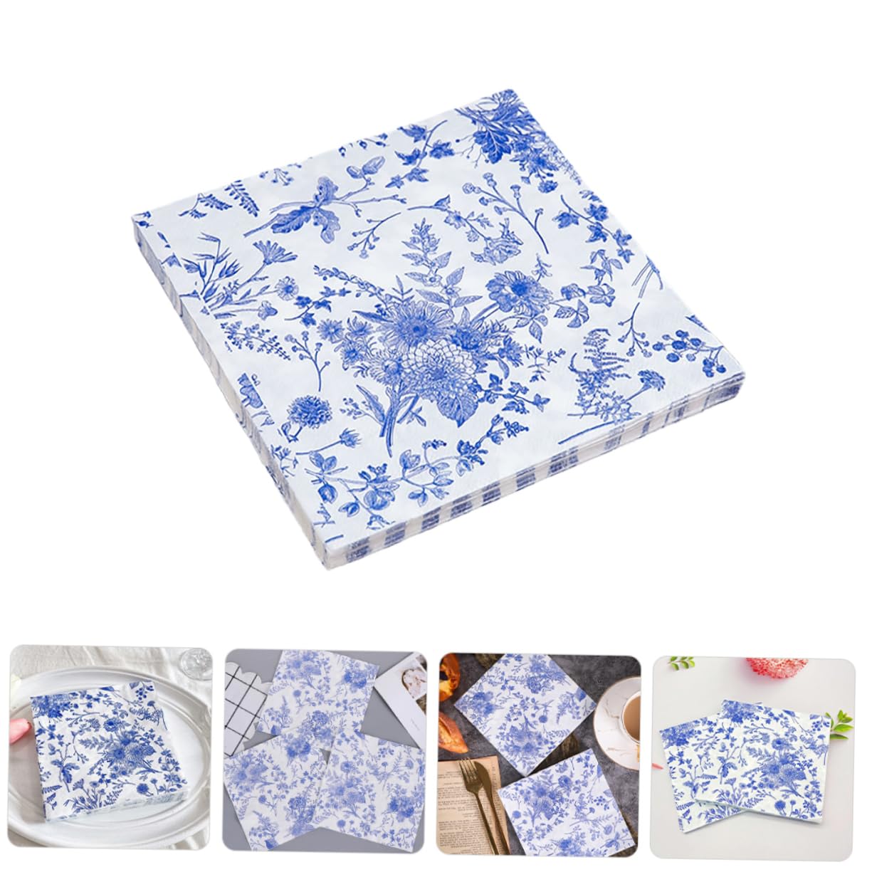 400stücke Vintage Floral Servietten Dekorative Papierservietten Für Hochzeiten Partys Und Design Für Stilvolles Tischarrangement