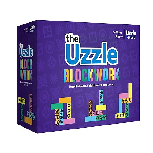 Blockwork by Uzzle Games - Fast-Paced Family Board Game -