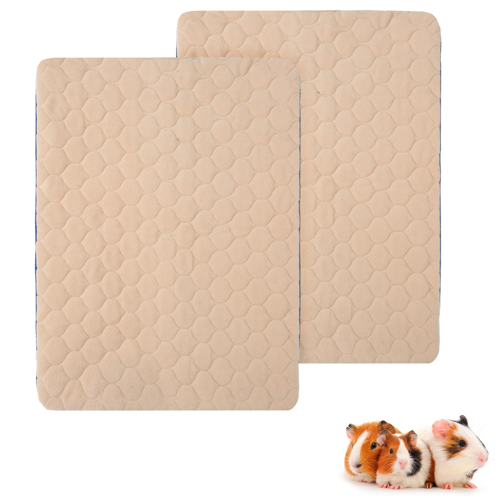 Scenereal Guinea Pig Cage Liner, Fleece Liner 2 Pack
