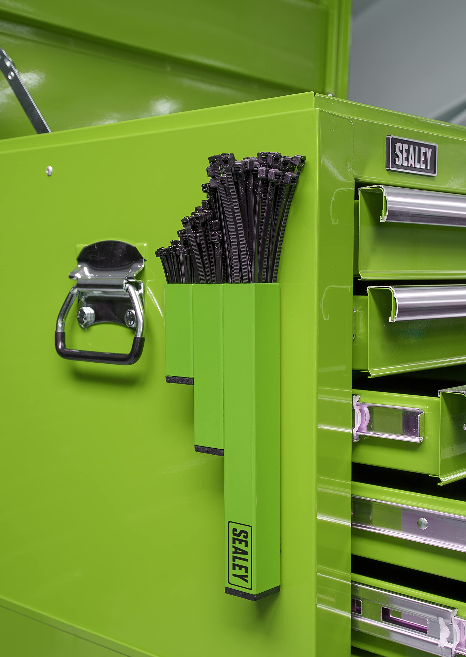 Sealey Supporto magnetico per fascetta - Verde Hi-Vis - APCTHHV