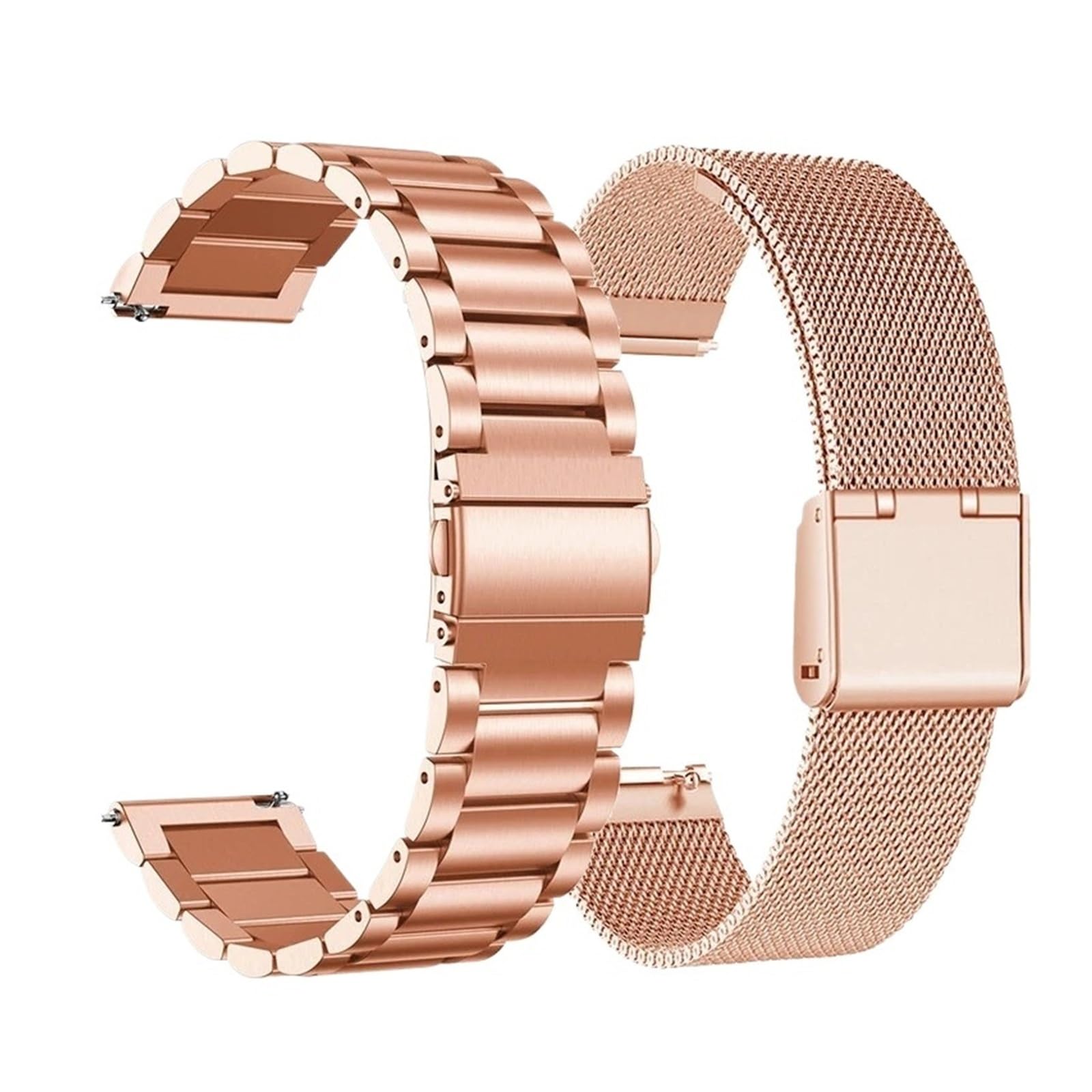 Générique NASUNJIA Bracelet De Montre Étanche En Acier Inoxydable Et Milanais À Dégagement Rapide De 14, 16, 18, 20, 22, 24 Mm
