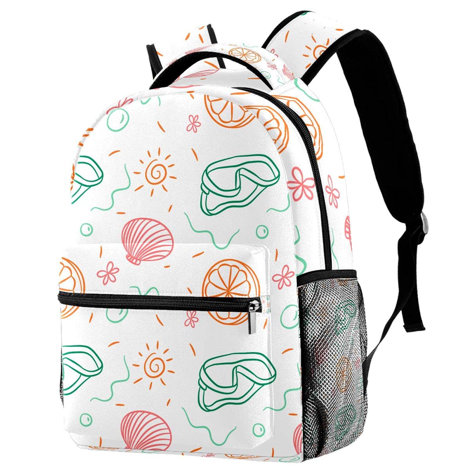 Sac à dos d'école fleuri idéal pour les cours et les sorties urbaines décontractées - 7