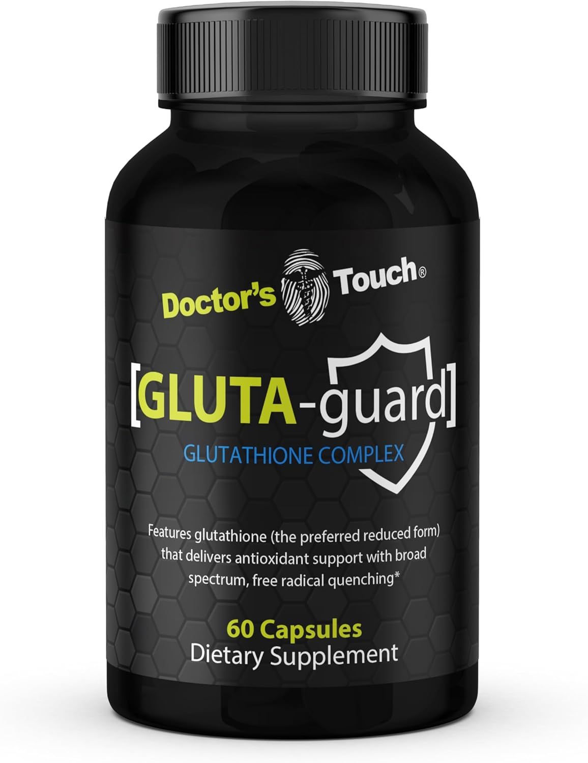 Doctor's Touch Liposomal Glutathione Supplement - Easy-to-Swallow Glutathione Capsules for Energy, Brain Support and Skin Health - Pure Maximum Absorption Glutathione Liposomal Supplement