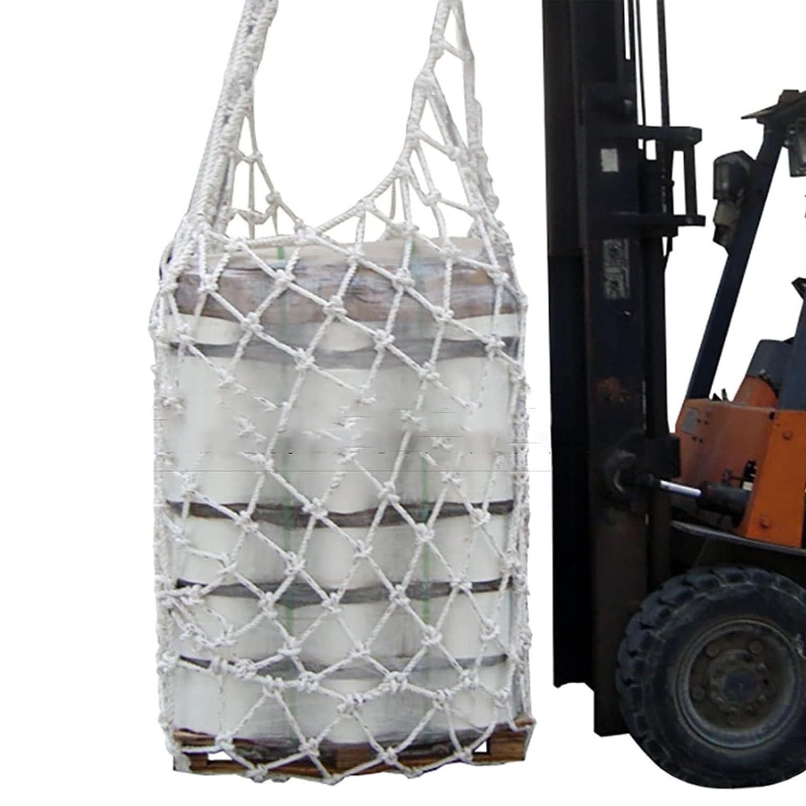 Siatka zabezpieczająca ładunek, Poliestrowa siatka do podnoszenia ładunków Wiele rozmiarów Obciążenia od 300 kg 3,5 t(1 X 1M/Mesh 10cm/Load 300KG)