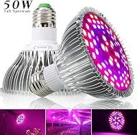 Esbaybulbs LED Növénylámpa E27 Teljes Spektrum Növekedési Fény 6