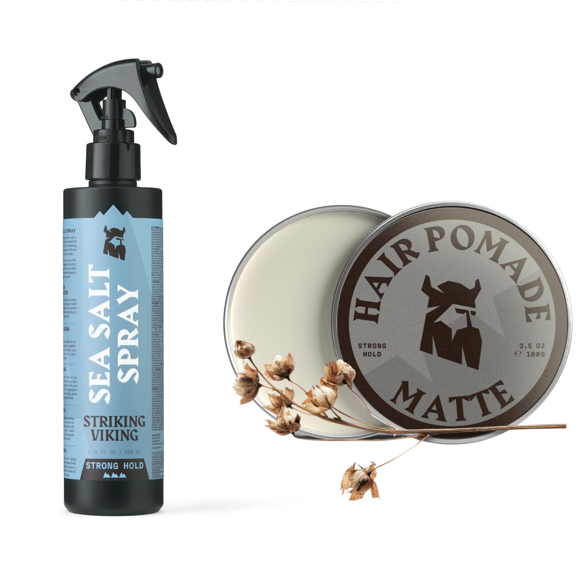 Striking Viking Sea Salt Spray Matte Hair Pomade for Men