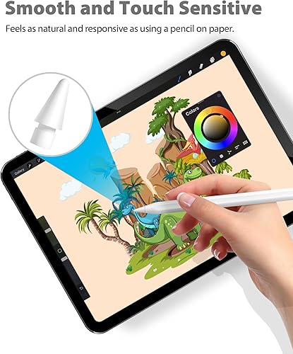 Miniatura 5 de Puntas de repuesto compatibles con Apple Pencil iPad Pro de 2 generación punta de iPencil para iPad Pencil 1 StPencil 2 Gen Blanco paquete de 2