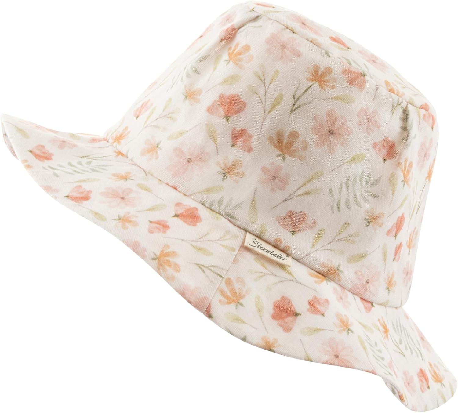 Sterntaler Kids Hat with Flowers for Girls