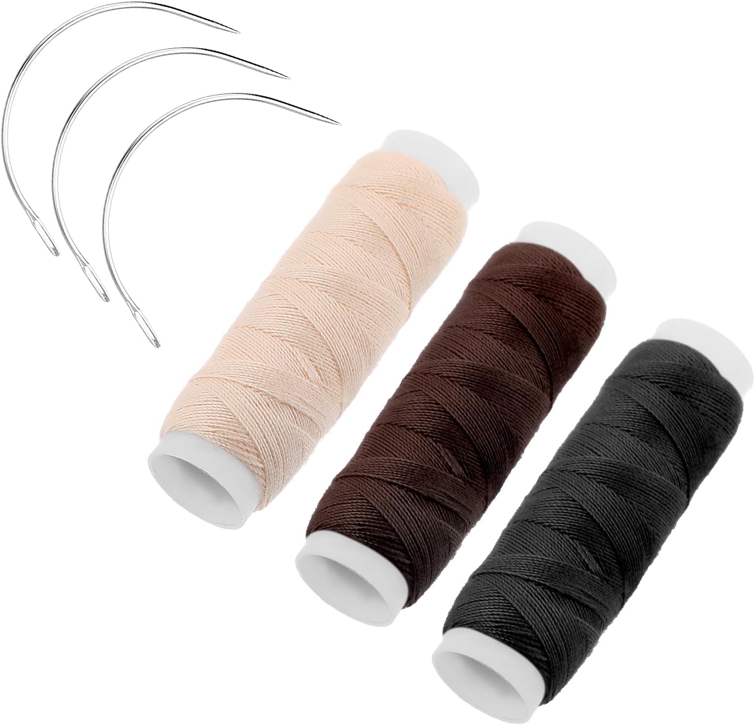 Hair Thread Accessory Amazon.com: 3Rolls Hair Weaving Thread Cotton, Sewing Threads and ...