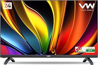 VW 60 cm (24 inches) Premium Series HD Ready LED TV VW24A (Black)