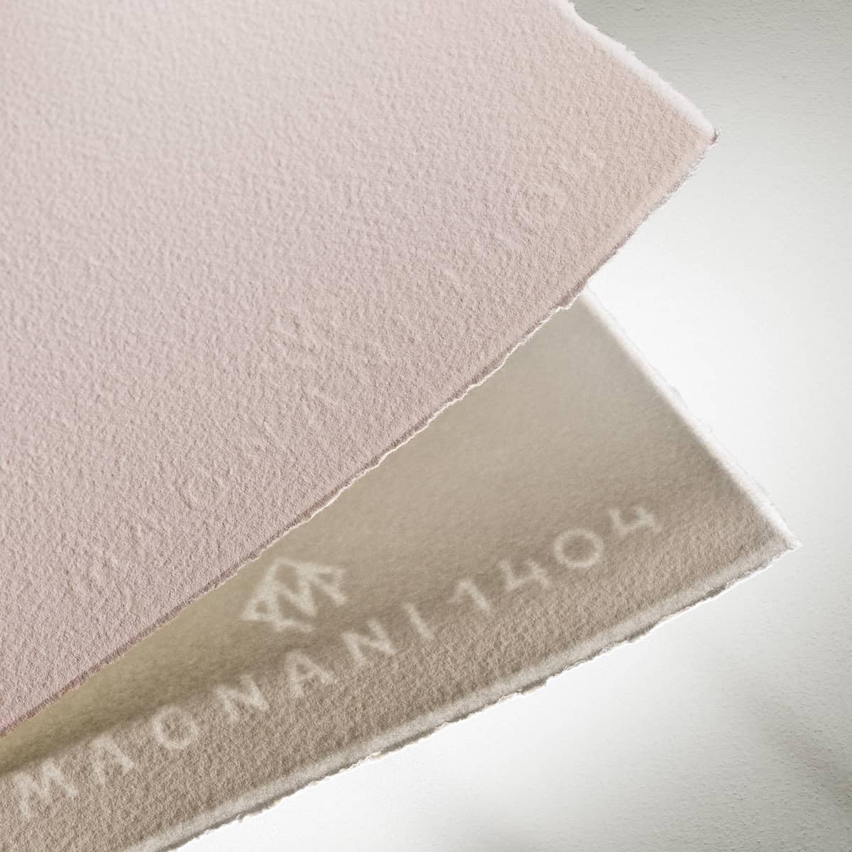 Magnani 1404 Italia Cold Press - Bloque de papel de acuarela 100% algodón, 20 hojas, 12 x 16 pulgadas, 140 libras, sin ácidos, resistente a los rayos UV, papel de acuarela de tamaño vegano para