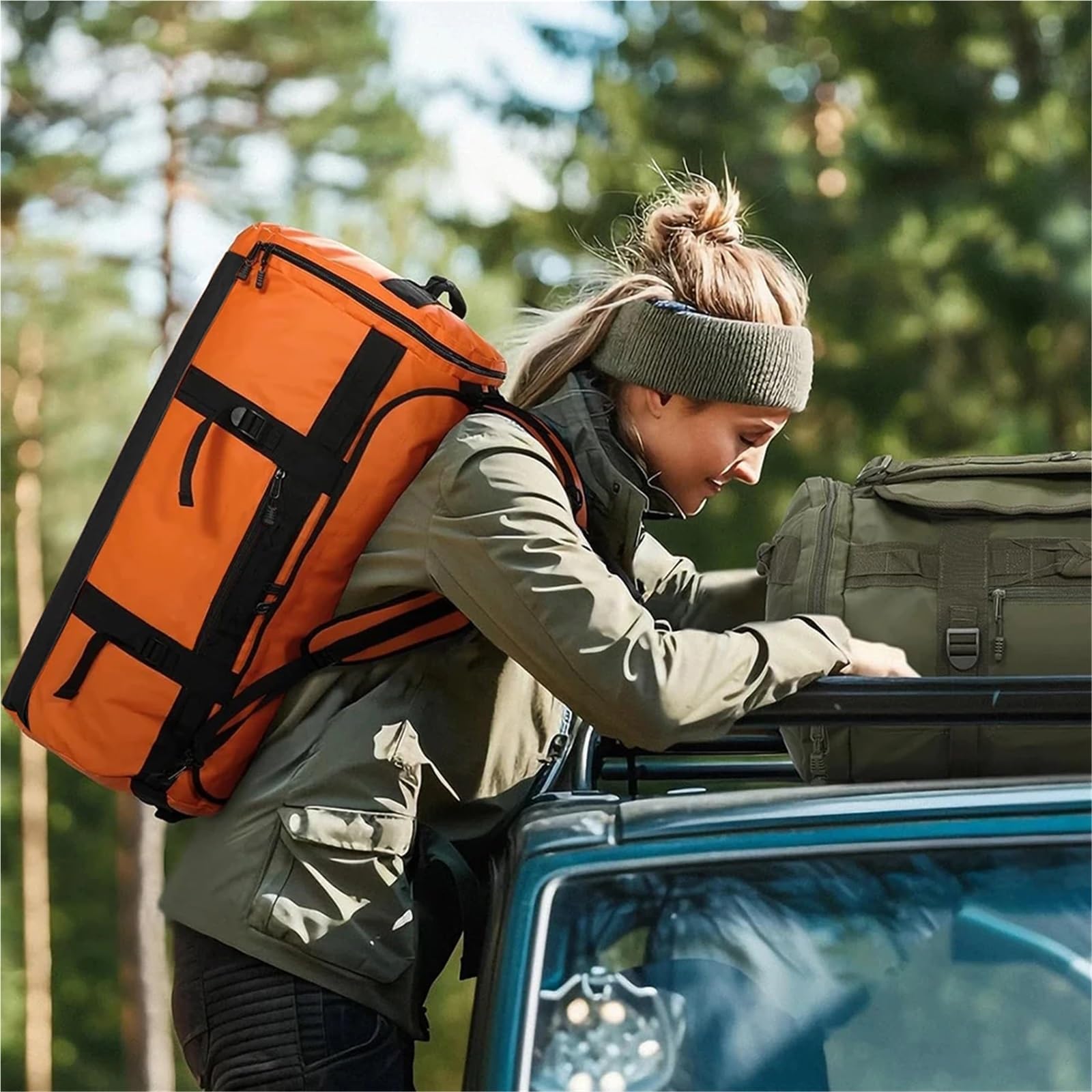120L Pack Dry Bag Bergsteigertasche, Camping- und Wanderrucksack, wasserdichte Multifunktionstasche mit großem Fassungsvermögen FüR Wassersport Wandern Camping
