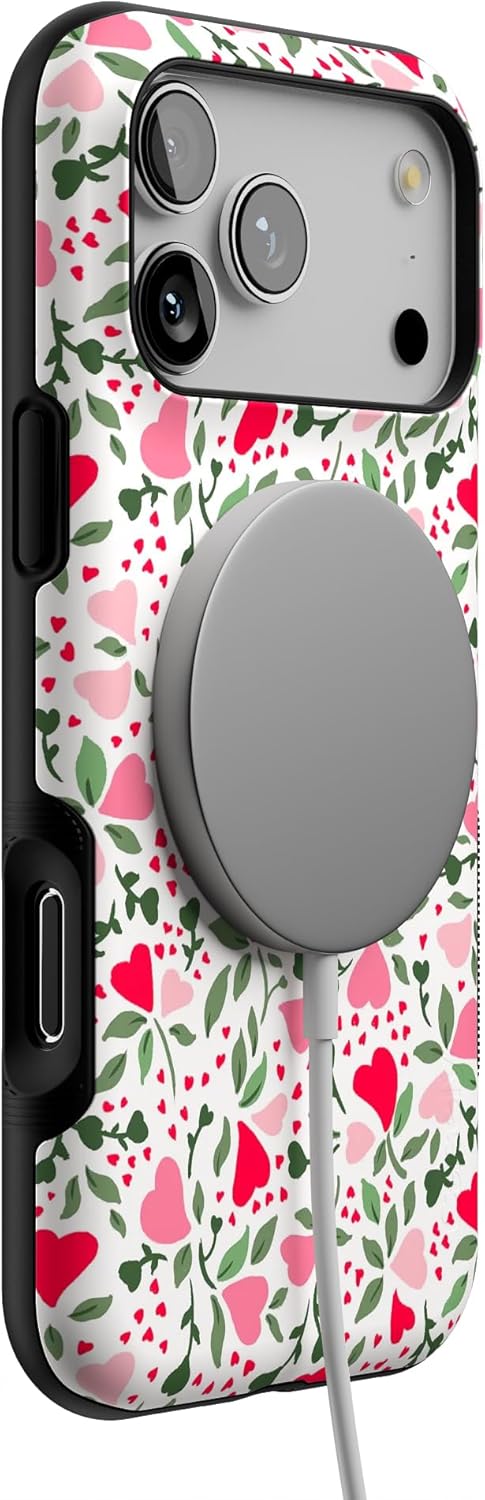 Casely iPhone 17 Pro Max Case | Vines of Love | Floral Heart | Bold Protective Design | Compatible with MagSafe