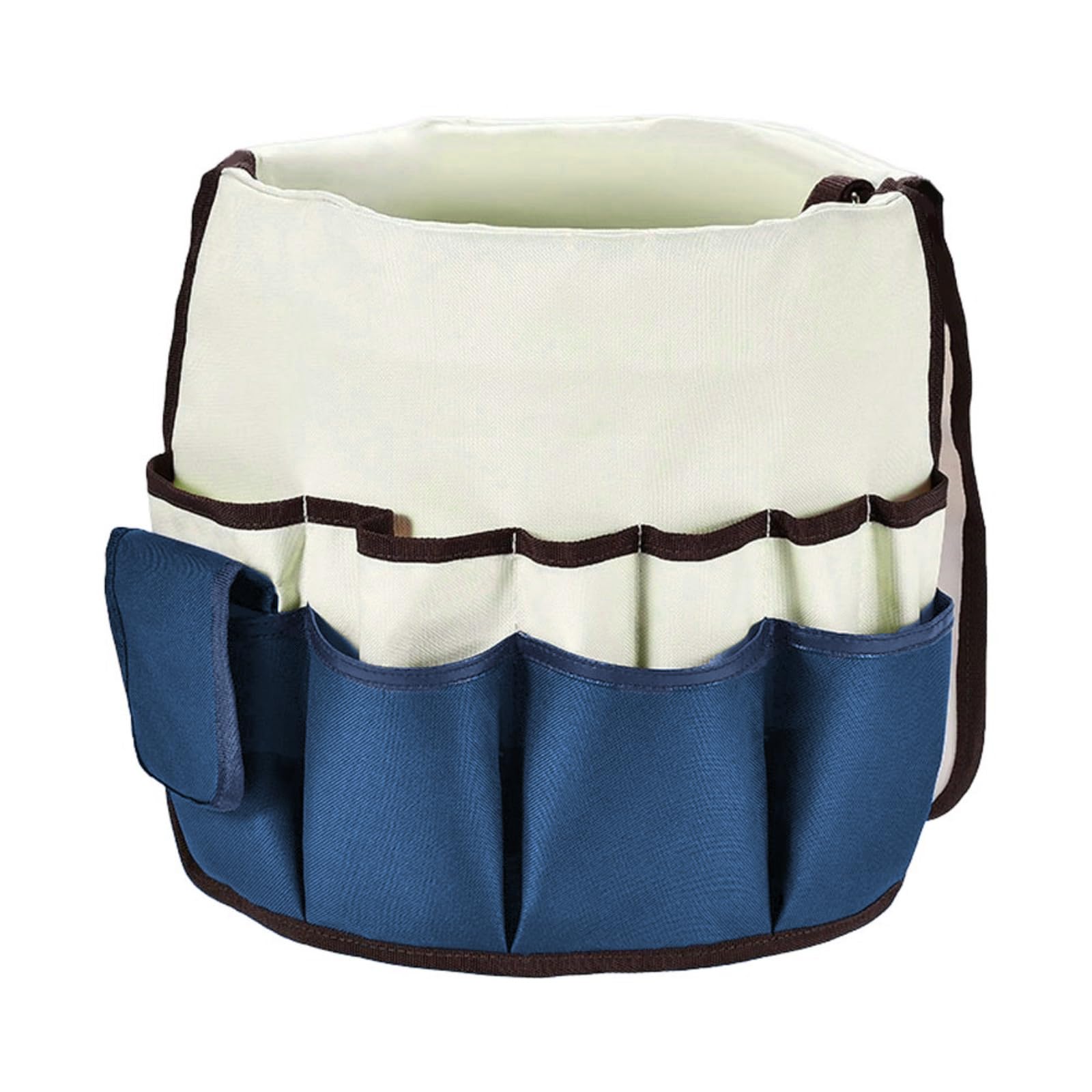 Space Saving Tool Organizers Foldable Waterproof Bucket Tool Bag for Corner Storage Garden Organizers Bag Round Bucket