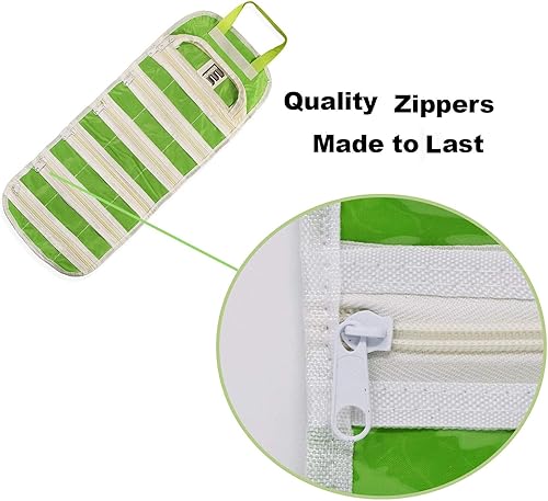 Miniatura 3 de EASYVIEW Estuche de almacenamiento de juguetes, paquete organizador verde con DC Batman Vs Superman Series 1