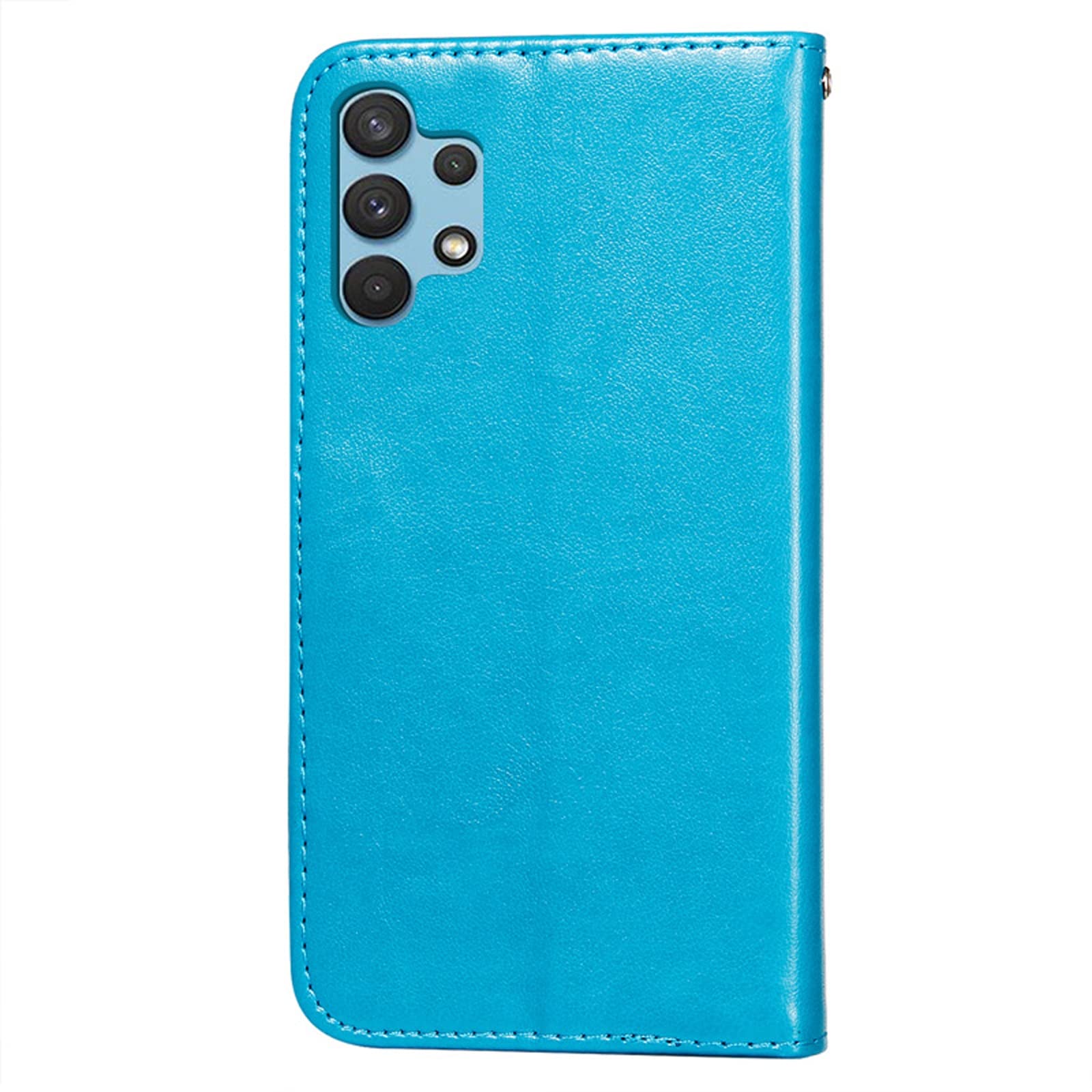 LTL Etui na telefon do iPhone 13 Mini/13/13 Pro/13 Pro Max, skórzane etui z klapką z przegródkami na karty, etui na telefon, magnetyczne zamknięcie, niebieskie, 13 mini 5,4 cala