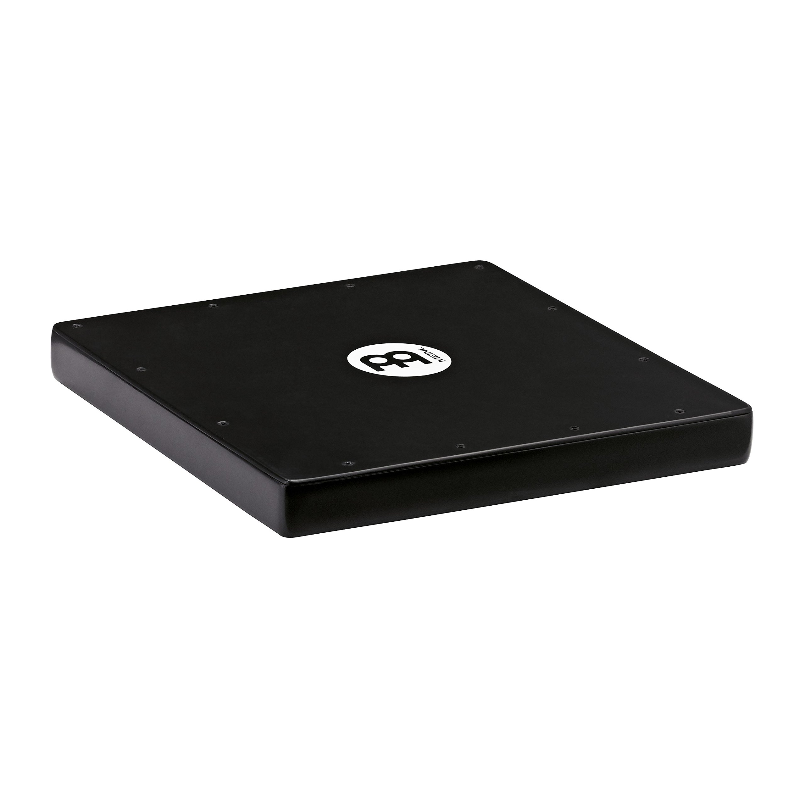 Meinl PercussionTravel Cajon Instrument - Flat Travel Hand Drum for On-the-go with Snare - Playing Surface Black (TCAJ1BK)