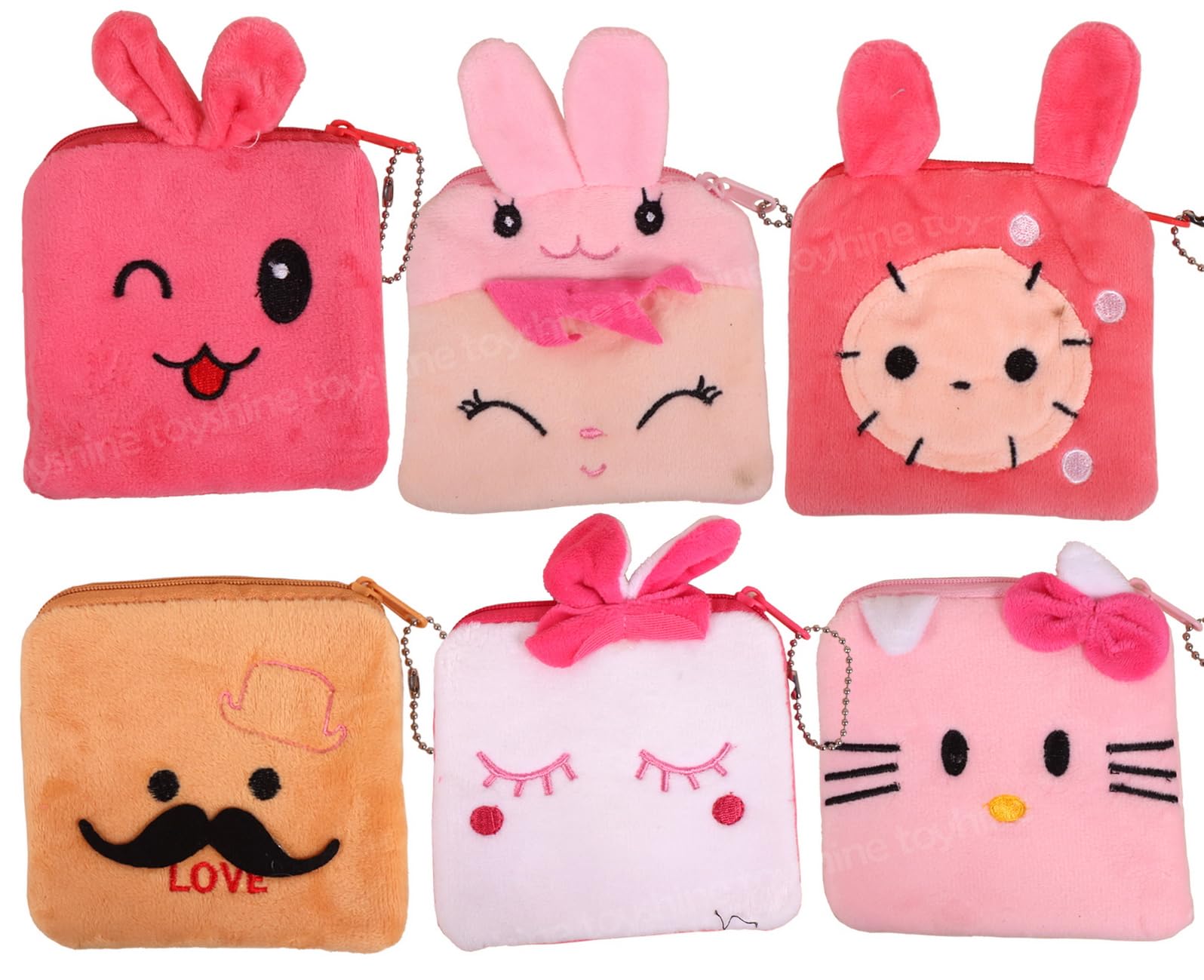 Toyshine Party Favor Purse Pouch Stationery Organiser Kit Bag for Kids (Pack of 6) (B07VXGTL6X) Amazon Price History, Amazon Price Tracker