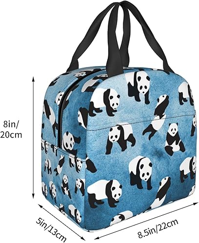 Miniatura 6 de Lonchera aislada para mujer, reutilizable, con bolsillo, para el trabajo, picnic, viajes, mariposa, galaxia