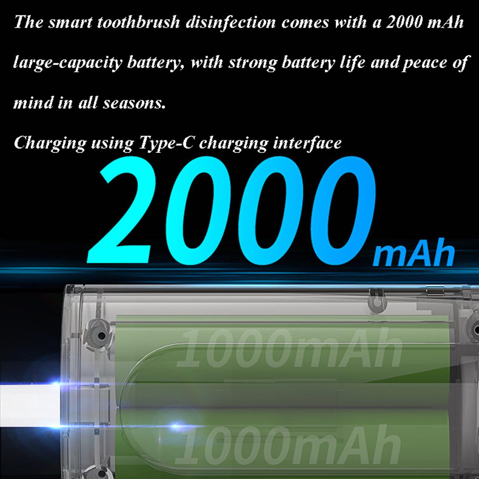 Esterilizador de Cepillo de Dientes Inteligente, Soporte para Cepillo de Dientes montado en la Pared, esterilización UV por inducción automática, Accesorios de baño