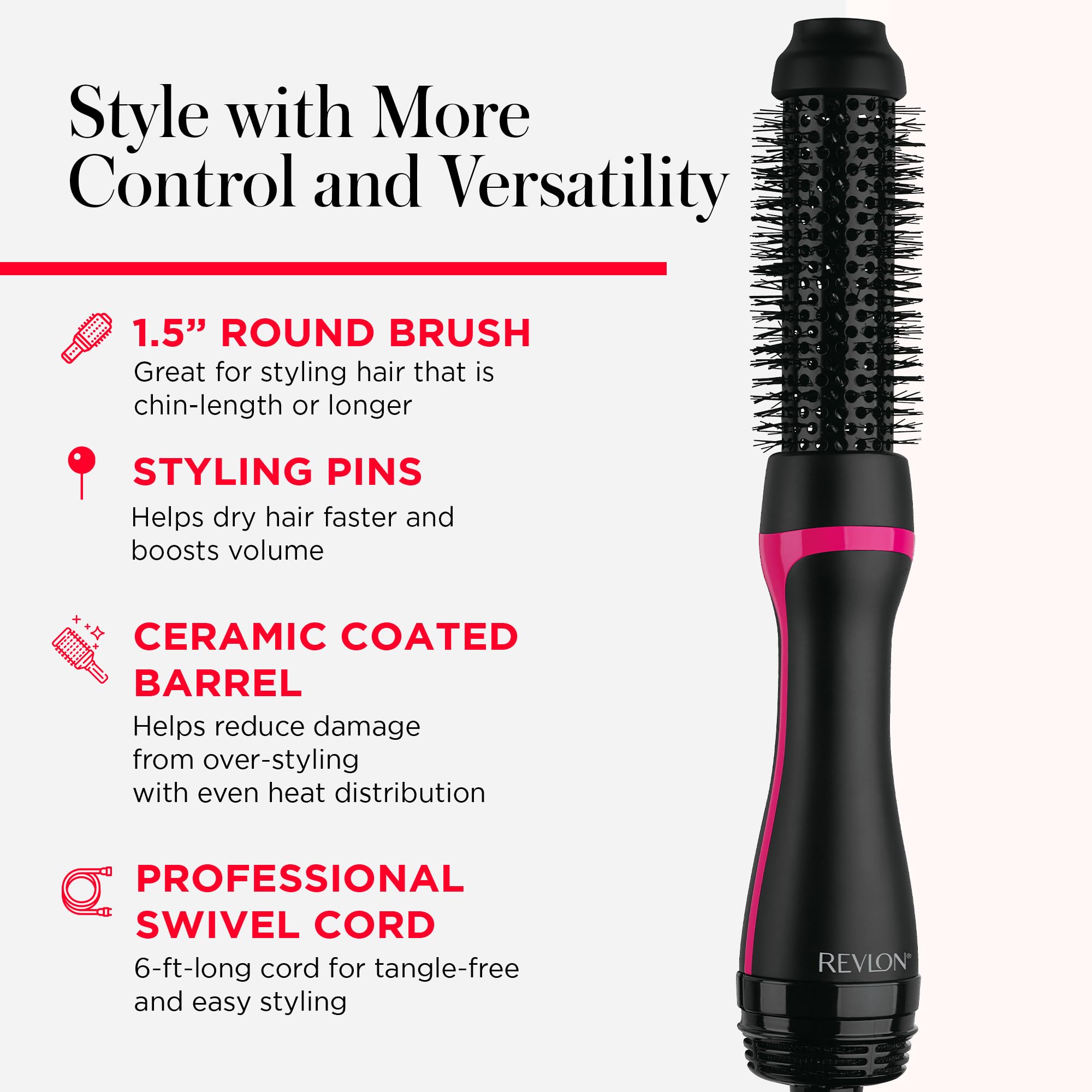 Revlon One-Step Root Booster Brush - Salon Style -5