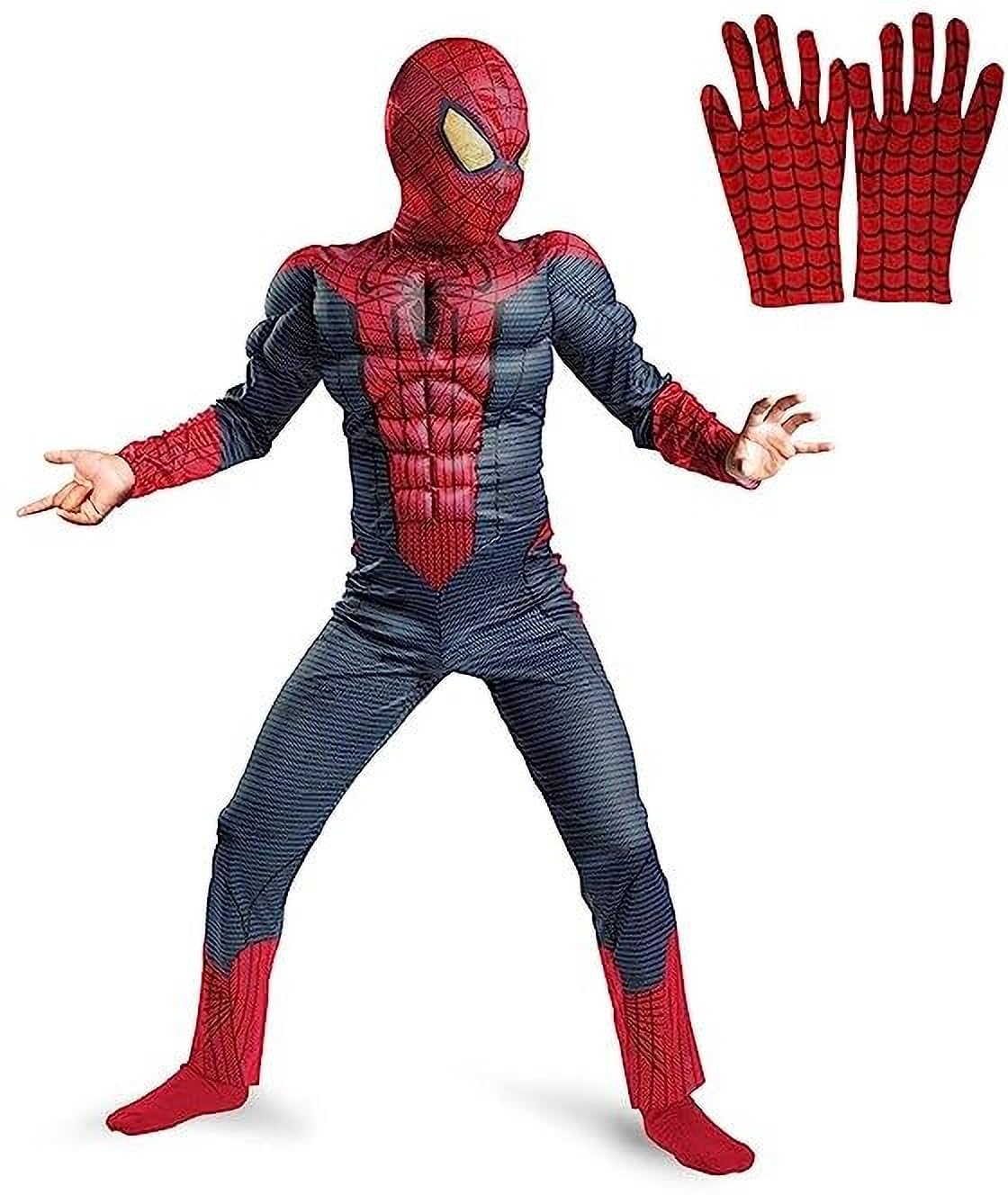 CREATIWONE Hosiery Fabric Spiderman Avenger Superhero Costume For Kids Halloween Dress Fancydress Birthday Gift | Cosplay Bodysuit for Boys and Girls (3-4 Years), spider muscle c (B0D1QN75ZY) Amazon Price History, Amazon Price Tracker